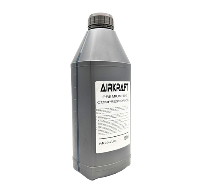 Компрессорное масло 1л AIRKRAFT Premium 100 Compressor Oil MC5-AIR-1L