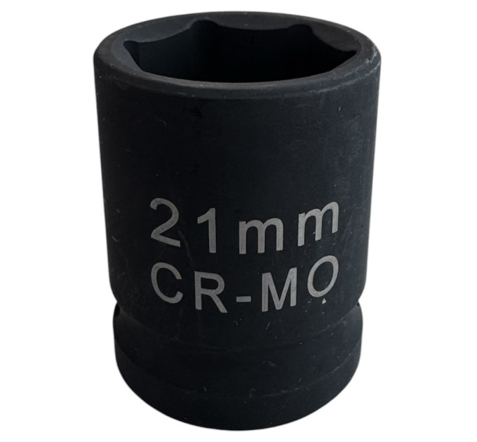 Головка ударная 6-гранная, 21мм, 1/2"