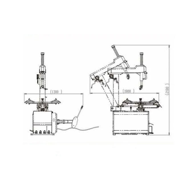 Шиномонтажный станок 380V 10-24" ShiningBerg T624