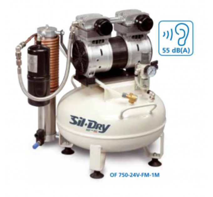 Компрессор безмасляний OF 750-24V-FM-1M 23050