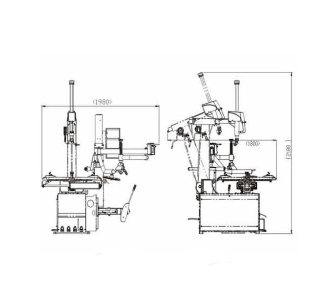 Шиномонтажный станок с третьей рукой 220V 10-26" ShiningBerg T626R