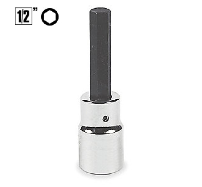 Головка 1/2" 100мм с насадкой HEX 19 мм 760491H19