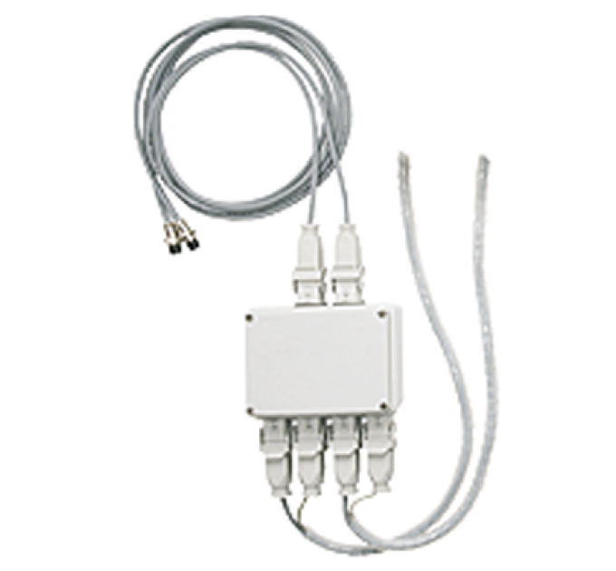 З'єднувальна коробка для двох клапанів та двох лічильників