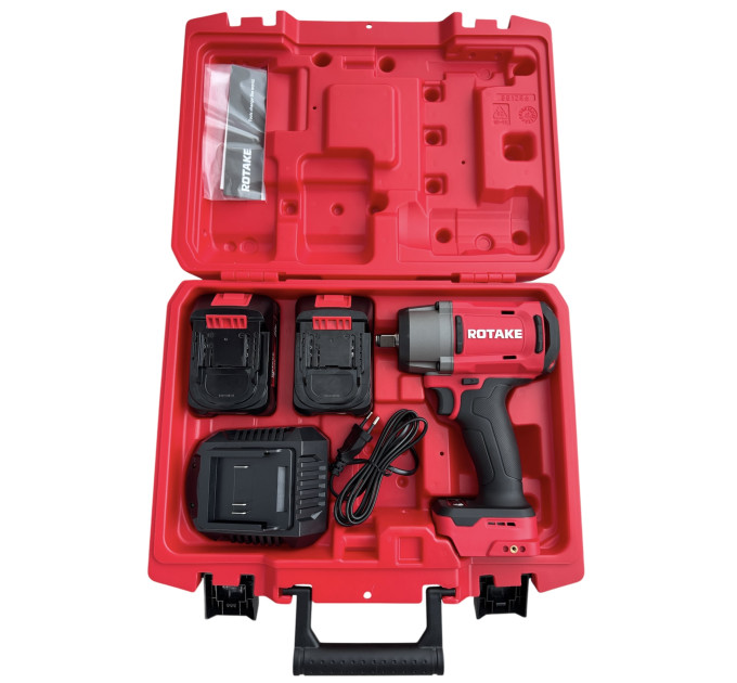 Аккумуляторный ударный гайковерт 1/2", усилие 1180 Nm