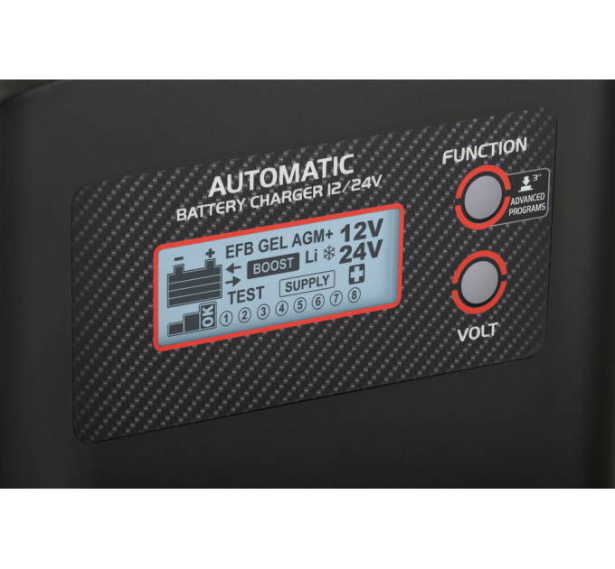 Зарядное устройство Telwin PULSE 50 EVO 230V 12V/24V 807611