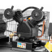 Компресор 100 л, 3 кВт, 380 В, 10 aтм, 500 л/хв., 2 циліндри INTERTOOL PT-0013