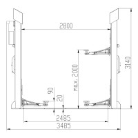 Подъемник двухстоечный 3.5т ATH Comfort Lift 2.35 (Германия)