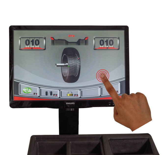 Балансувальний верстат 3D ATH W82 Touch Plus з підйомником колеса