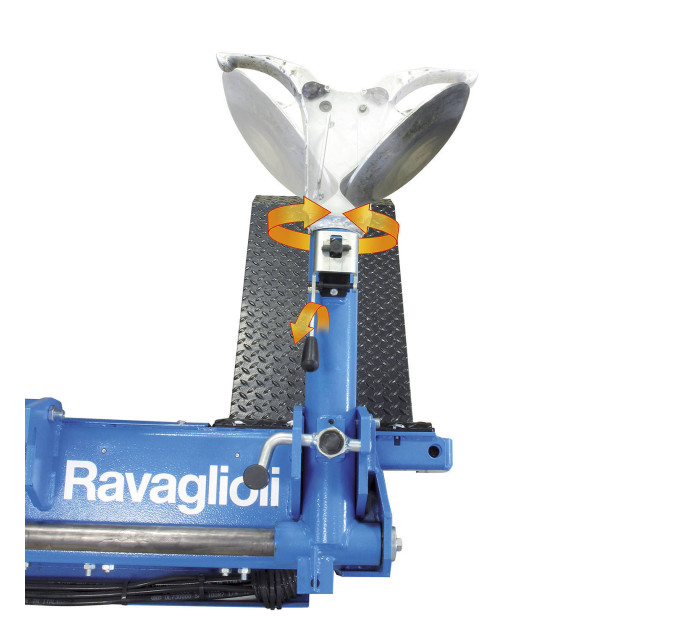 Шинoмoнтaжный cтeнд c зaxвaтoм диcкa 11"-27" G96N RAVAGLIOLI