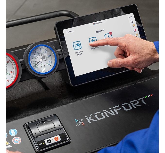 Повний автомат для заправки кондиціонерів 2 газу TEXA Konfort 780R TOUCH Bi-Gas