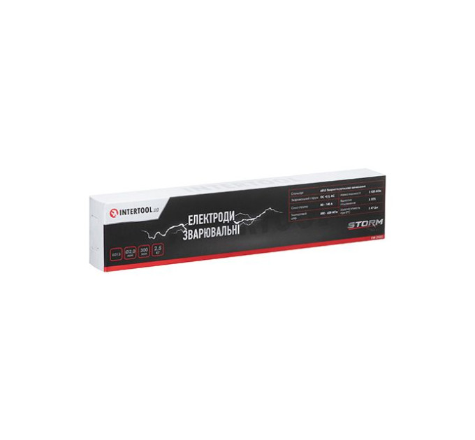 Электроды сварочные 6013, Ø 2,5мм, уп. 2,5кг, STORM INTERTOOL EW-2525