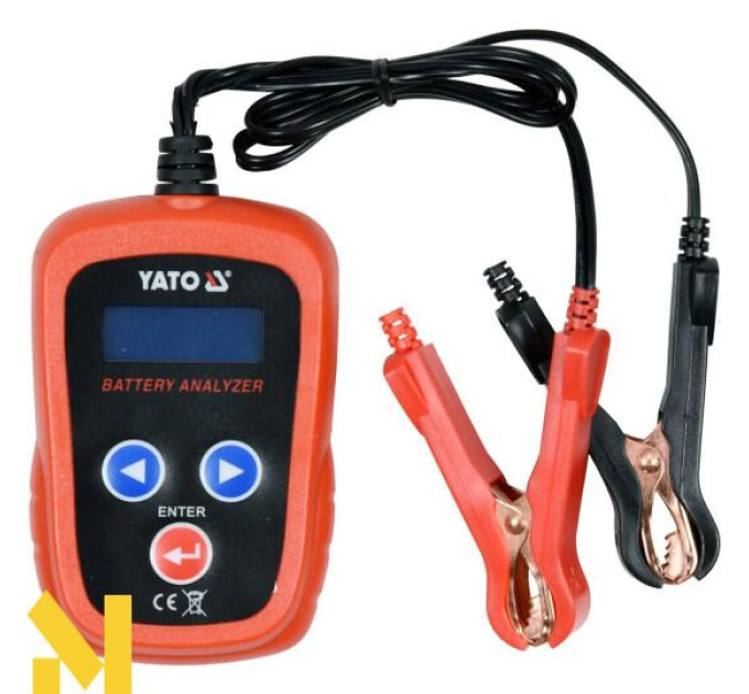 Електронний тестер акумулятора YATO YT-83113
