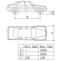 Подъемник двухстоечный 4т Well Kraft 2140 (Германия-Китай)