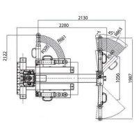 Подъемник одностоечный 2.5т Well Kraft DJ01KS (Германия-Китай)