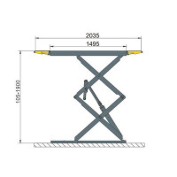 Подъемник ножничный 3-3.5т Well Kraft 301LP/305LP (Германия-Китай) Подъемник ножничный 3-3.5т Well Kraft 301LP/305LP (Германия-Китай)