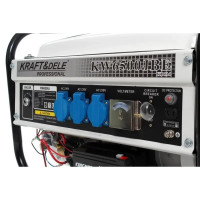 Генератор Бензиновый Kraft&Dele KD114 KW6500JBE 2.5 kW 12/230V , запуск ручной + электро + МАСЛО В ПОДАРОК