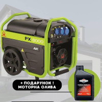 Генератор Бензиновый PRAMAC PX8000 AVR 5.4 kW 230V, однофазный, електрический стартер + МАСЛО В ПОДАРОК