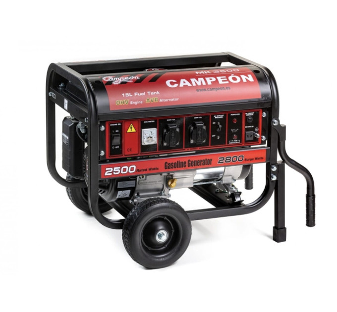 Генератор Бензиновий CAMPEON MK 3600-S 2.8 кВт 230В, однофазний, ручний стартер.