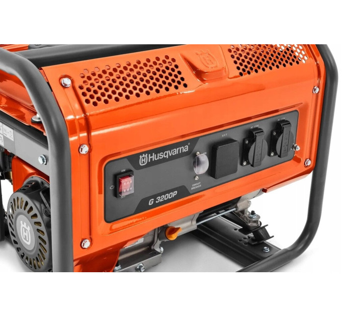 Генератор Бензиновый HUSqvarna G 3200P 230V 3.0 kW, однофазный, ручной стартер + МОТОРНА ОЛИВА В ПОДАРОК