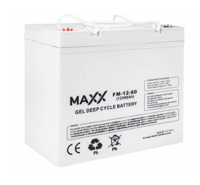 АККУМУЛЯТОР ГЕЛЕВЫЙ 4SUN DEEP CYCLE MAXX 60Ah 12V FM-12-60Ah