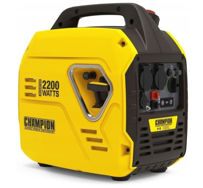 Генератор Инверторный Бензиновый Champion 92001i-eu-sc 2,2 kW 240V,однофазный,ручной стартер + МАСЛО В ПОДАРОК