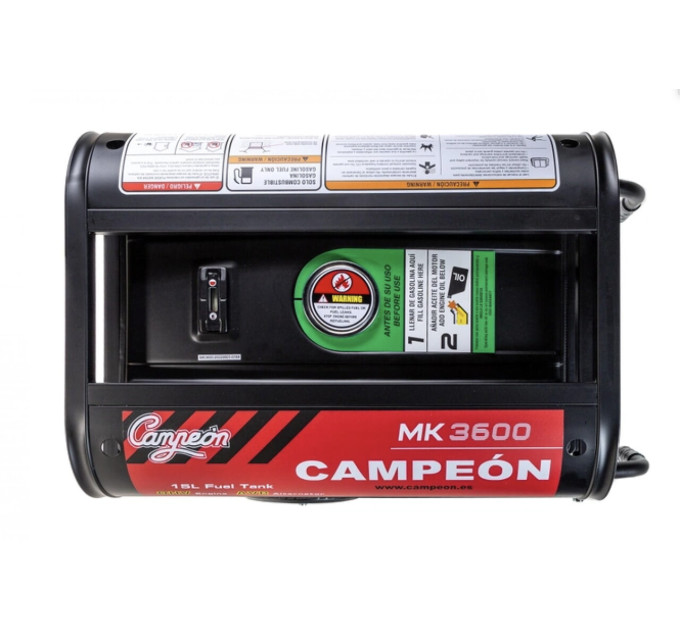 Генератор Бензиновий CAMPEON MK 3600-S 2.8 кВт 230В, однофазний, ручний стартер.