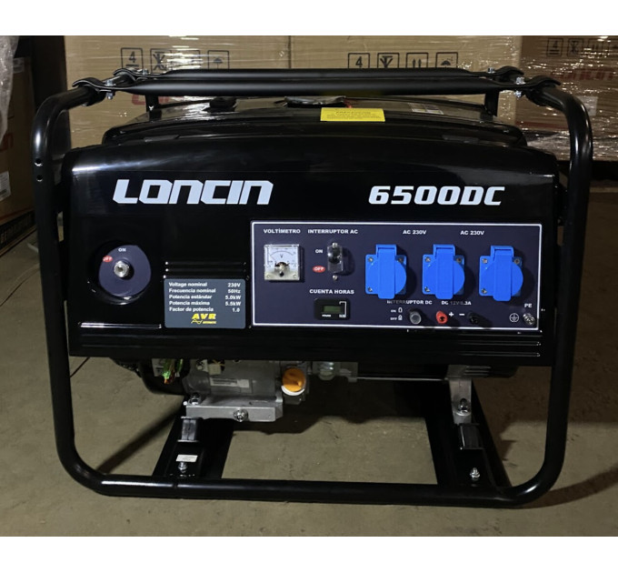 Генератор Бензиновый Loncin LC 6500DC 230В 5,5кВт, однофазный, ручной стартер