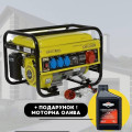 Генератор Бензиновий Kraft&Dele KD106 KW6500M 2.5 кВт, трифазний, запуск ручний+електричний