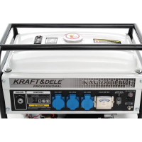 Генератор Бензиновый Kraft&Dele KD114 KW6500JBE 2.5 kW 12/230V , запуск ручной + электро + МАСЛО В ПОДАРОК