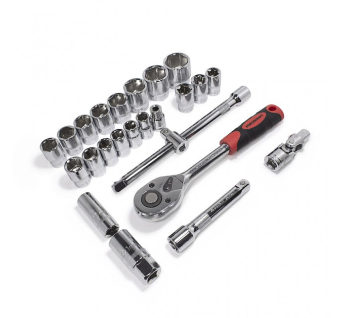 Набір інструментів 216пр. 1/4''3/8''1/2''(6гр.)(4-32мм) FORCEKRAFT FK-38841