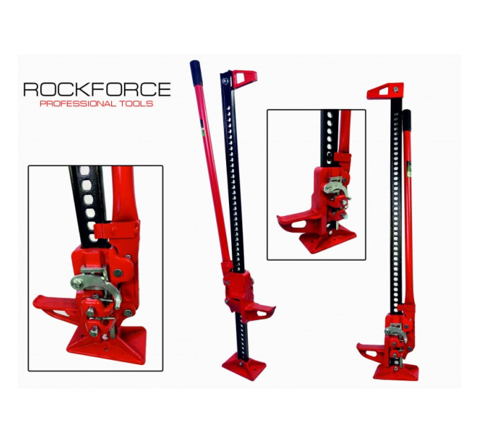 Домкрат 3т (155-1070мм; 48") рейковий ROCKFORCE RF-TRA8485