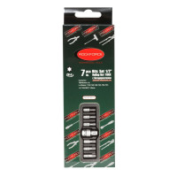 Набір біт TORX з бітотримачем, 7пр.1/2 (L: 30мм; Т25, Т30, Т40, Т45, Т50, Т55), в ложементі