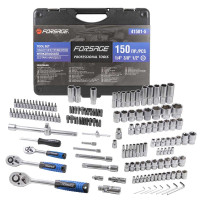 Набор инструментов 150 предметов 1/2", 1/4", 3/8" (6гр.) (4-32мм) Forsage F-41501-5