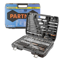 Набір інструментів 218 пр. 1/4'' 3/8'' 1/2'' (6гр.) (4-32мм) PARTNER PA-42182-5