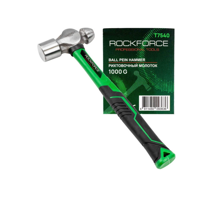 Молоток рихтовочный 1000гр ROCKFORCE RF-T7540
