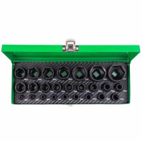 Набор ударных головок 1/4'', 1/2'', 25 предметов (6гр.) ROCKFORCE RF-50121K