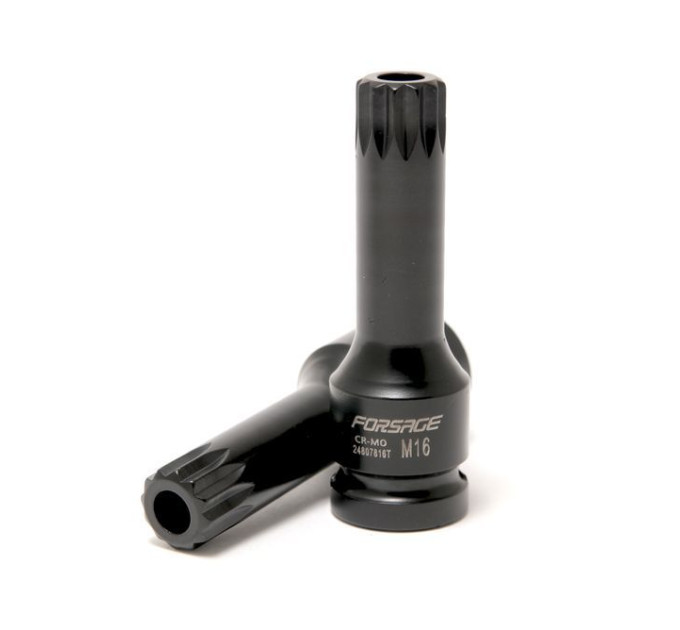 Головка 1/2" с насадкой Spline M14 с ударным отверстием Forsage F-24807814T