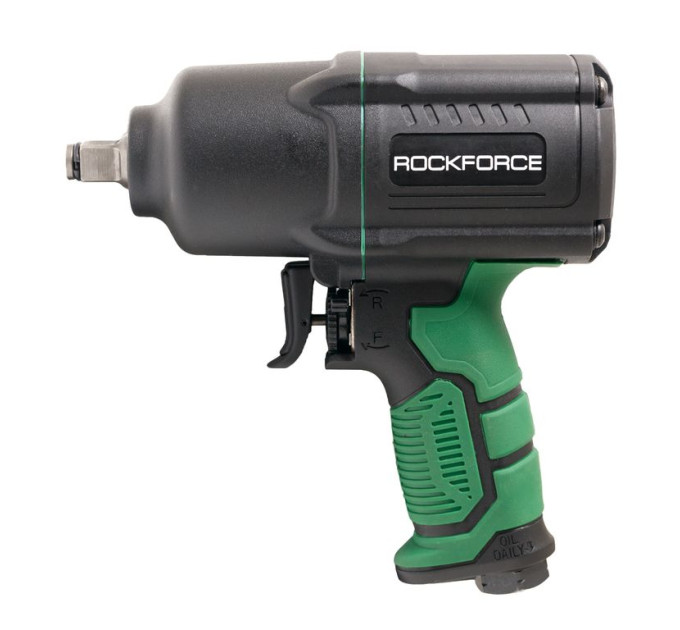 Пневмогайковерт 1/2" 1450Нм, 6,3bar, 198л/мин, 7000об/мин композитный корпус ROCKFORCE RF-82549