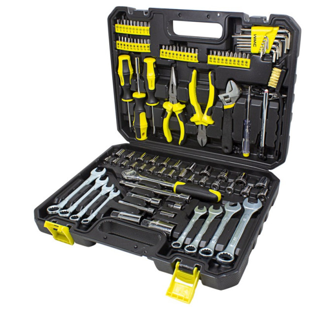 Набір інструментів 122пр. 1/4'' 3/8'' (6гр) (4-19мм) WMC TOOLS WT-30122