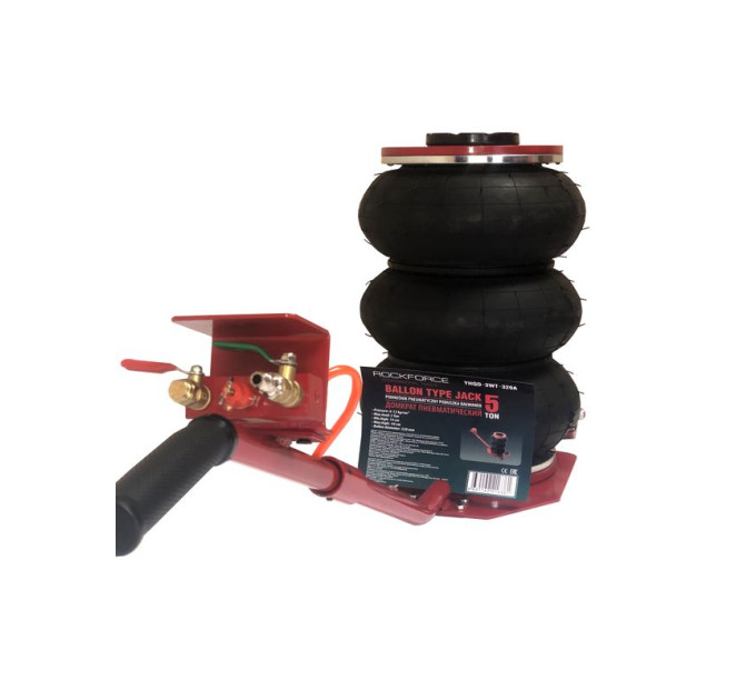 Домкрат пневматический подкатный 5т (h min 140мм, h max 440мм) ROCKFORCE RF-YHQD-3WT-320A