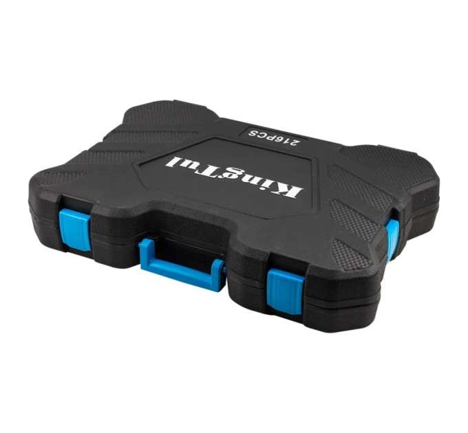 Набір інструментів 216пр. 1/4'', 3/8'', 1/2'' (6гр.) KingTul KT-38841 EURO