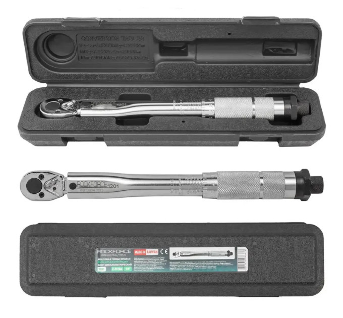 Ключ динамометричний 1/4'' 2-24Нм Rockforce RF-1201
