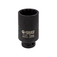 Головка ударна глибока 1/2'' 12-гранна 33мм Forsage F-4488533