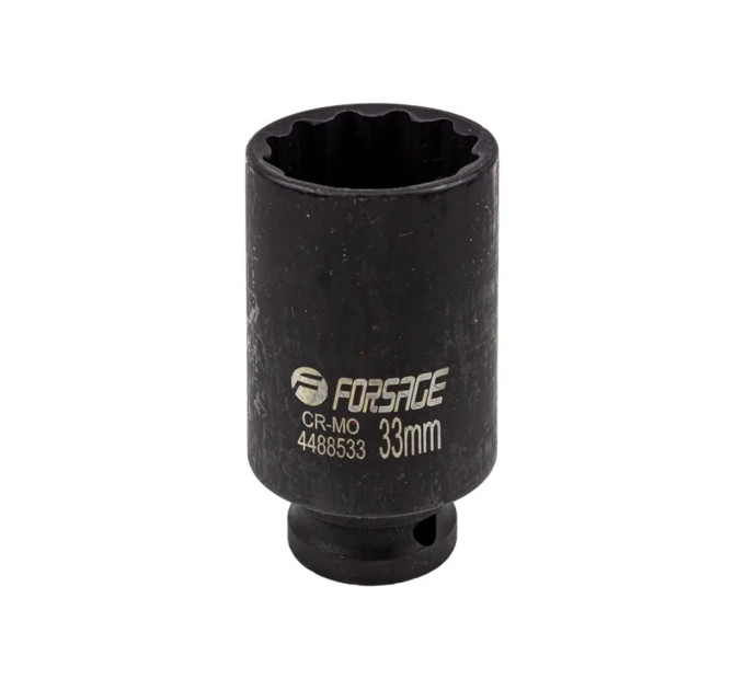 Головка ударна глибока 1/2'' 12-гранна 33мм Forsage F-4488533