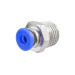 Фітинг 1/4" для пластикових трубок зовнішнє різблення 4мм ROCKFORCE RF-SPC04-02