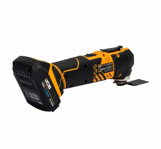 Реноватор (JCB-18MT-BE) 18V, 5000-15000 об/мин в комплекте с зарядным устройством (JCB-18VFC-E) 2.4A и аккумуляторной батареей JCB-18MT-2XB-E