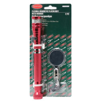 Фонарь телескопиный магнитный смотровым зеркалом, 2пр. (3LED, 2.27кг, диам.35мм, L:186-590мм)