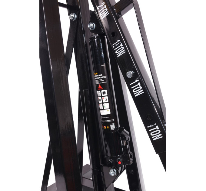 Кран гидравлический 2т (h max 2200мм, длина стрелы: 1000-1570мм) ROCKFORCE RF-T32002
