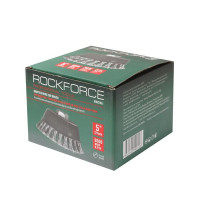 Кордщітка чашеподібна сталева кручена для КШМ 125мм ROCKFORCE RF-BWC105
