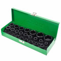 Набір ударних головок 1/4'', 1/2'', 25 предметів (6гр.) ROCKFORCE RF-50121K